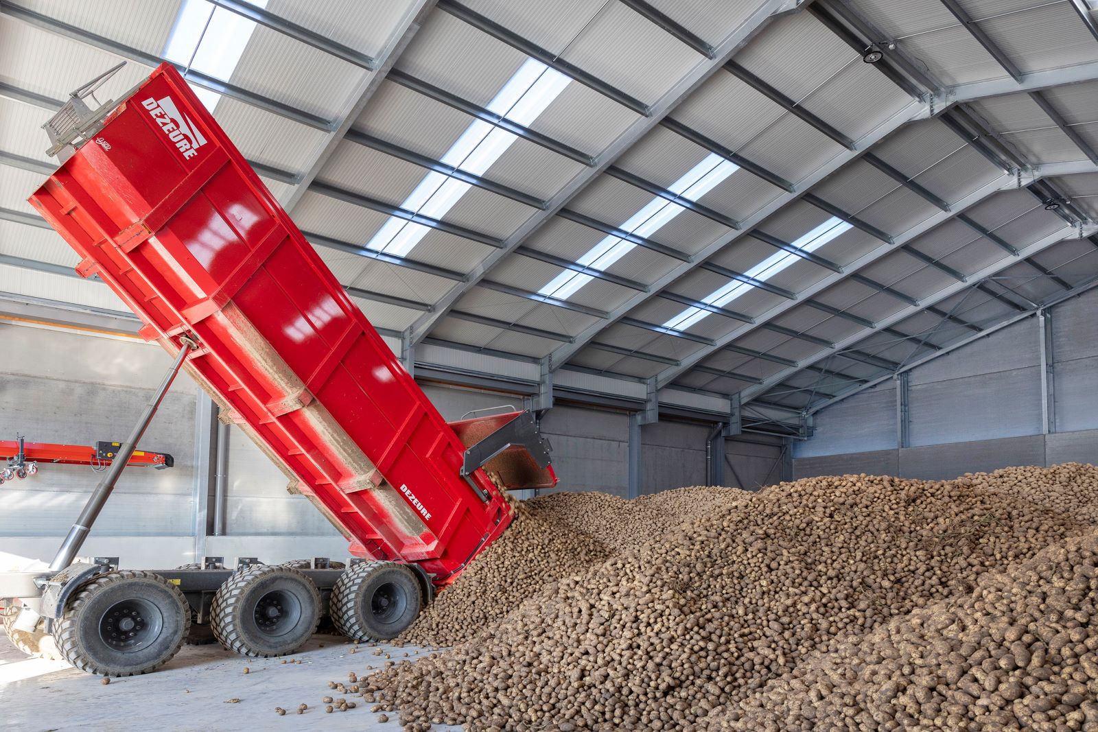 Bâtiments de stockage pour pommes de terre